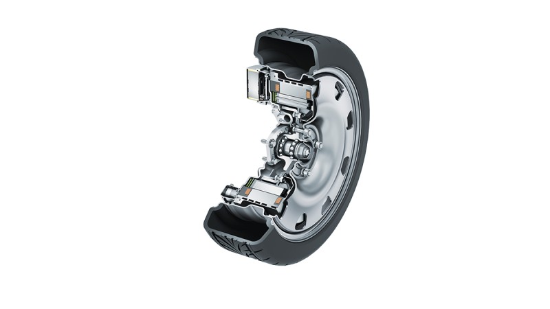 Bộ truyền động đùm bánh xe bằng điện