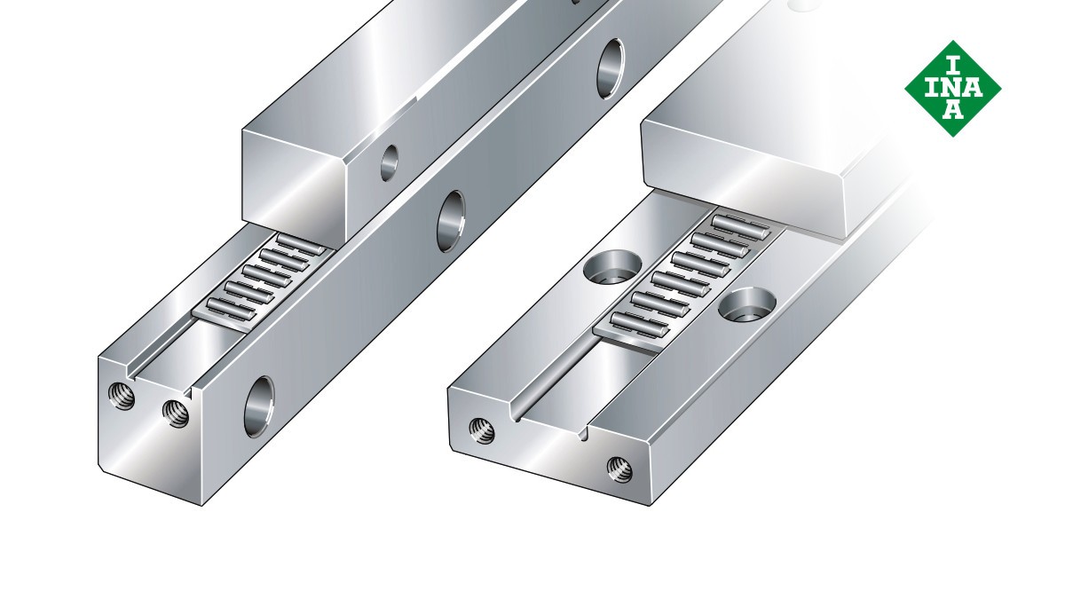 Bộ phận dẫn hướng tuyến tính Schaeffler: Thanh dẫn J và S với vòng cách dẹt con lăn kim