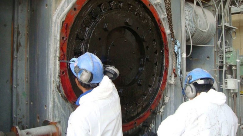 Công việc bảo dưỡng trục nghiền áp suất cao (HPGR)