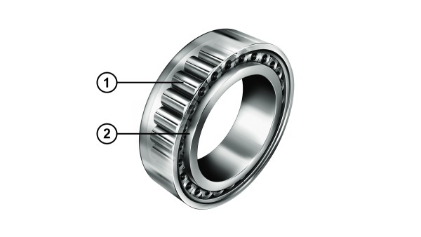 Vòng bi trụ INA có tiếp xúc gờ tối ưu